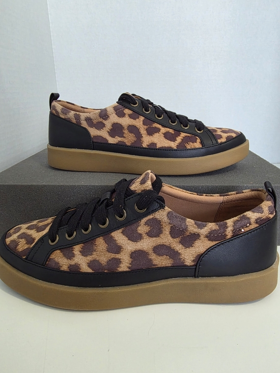 Vionic Shoes - Leopard Print Platform Sneakers - Women's Casual Fashion